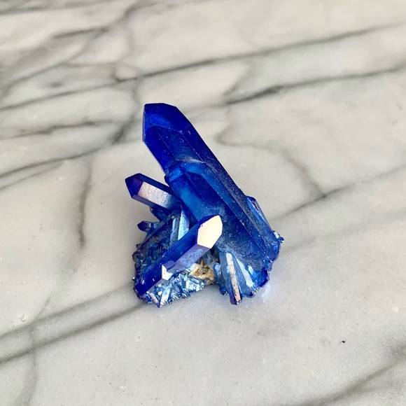 Aura Quartz Crystal Duo - Picture 11 of 14